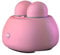 Contact Lens Cleaner Machine, Portable Soft Lens Cleaner Machine Ultrasonic Protein Removal Cute Vibrations Automatic for Travel (Pink)