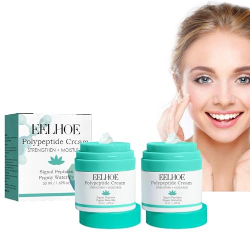 Elephant Lala Retro Whipped Polypeptide Cream, Bubble Skincare, Bubble Push Down Cream Dispenser with Pump, Moisturising Face 50 ml (2 Pieces, Green)