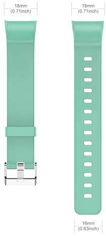 GRV Ersatzarmband für S1A Fitness Armband Ohne Bluetooth App und Handy (Grün)