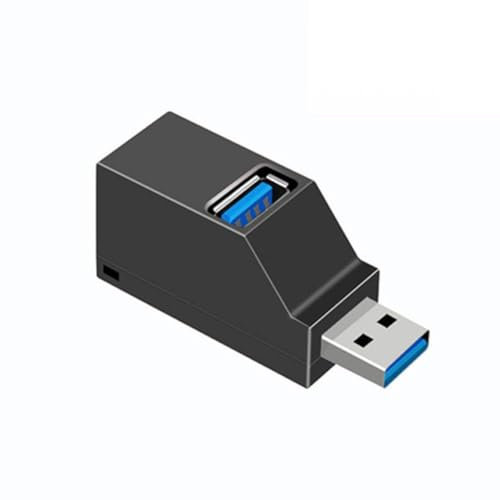 Hub USB 3.0 de 3 puertos portátil de transferencia de datos rápida USB divisor para ordenador portátil Hub 2.0 PC accesorios adaptador estación de acoplamiento