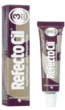 Rafectocil Cream Tint Brown No.3, Eyebrow Tint and Hair Color Dye - Professional Long-Lasting Hair Dye, 15ml/0.5oz