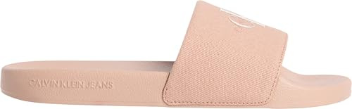 Calvin Klein CK JEANS Women's Slide Monogram WN YW0YW01835, Pink (Triple Dusty Coral), 37 EU, Pink Triple Dusty Coral, 37 EU