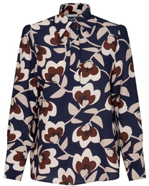 Seidensticker Damen Hemdbluse Regular 1/1 Hemdblusenkragen 100% Viskose