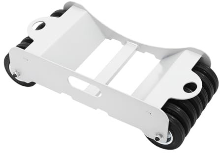 UYRTOY Chariot de manœuvre pour voiture, plateau de transport, palettes, 14 roues, charge maximale : 2041 kg, pour déplacer les voitures, camions, VTT, tondeuses à gazon, etc