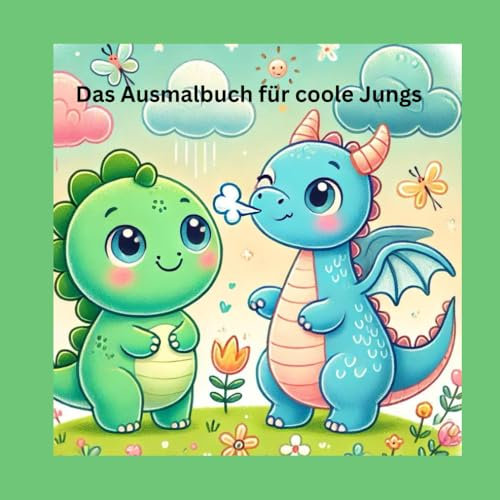Ausmalbuch Dinos und Drachen