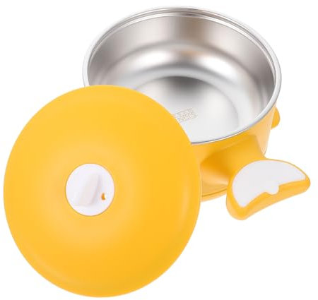 Toyvian Ciotola Per Lo Svezzamento Con Isolamento Termico Coperchio A Tenuta Stagna Sicura E Facile Da Pulire Per Pasti Di Bambini E Bambine