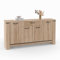 IDMarket - Sideboard, 160 m, Idaho, 4 Türen, mit Schublade, modernes Design