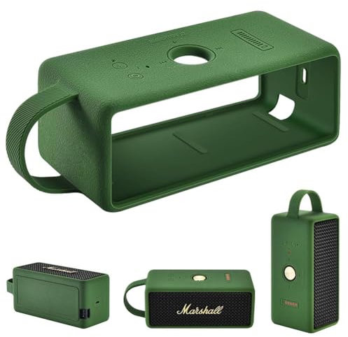 Xingsiyue Silicone Case for Marshall EMBERTON III Portable Bluetooth Speaker - Carrying Ant-Slip Soft Skin Case Travel Protective Cover