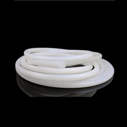 JXZDH Sicherungsscheiben 5 m weißer Dichtungsstreifen, 1,5–6 mm O-Ring, Vollgummi-Dichtungsstreifen, Feste Silikonschnur, 1 Stück(2mm)