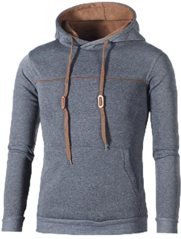 Herren Jacke, Daunenjacke Herren Lässiges Winterjacke Dicke Warme Steppjacke Wattierte Hoodie Jacke mit Kapuze Reißverschluss Puffer Coat Leichte Übergangsjacke Große Größen Outdoorjacke Sweatjacke