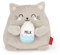 Legami - Super Soft Plush Plüsch, Kitty Thema, Mini Größe, mit personalisierbarer ID Karte, Steht alleine, 14x15x12 cm, Grey