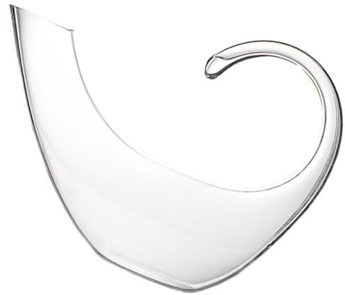 Cabilock Decantador De Vino Con Boca Inclinada Divisor De Vidrio Creativo Para Beber Vino