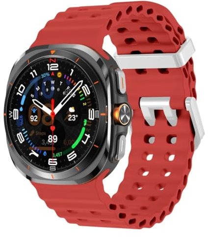 RR CUSTOMS BAD BOYS Bracelet réglable pour Samsung Galaxy Watch Ultra, compatible avec la montre intelligente Ultra 47 mm, idéal pour les sports et activités nautiques, résistant à l'eau et à la