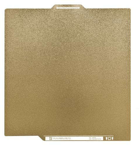 Druck platte 257x257mm für Bambulab X1 X1C X1E P1P P1S A1,Strukturiert PEI Spring Steel Druckbett für Bambu Lab 3D-Drucker Plattformen with QR Code,Magnetisch Spring Steel Druckbett,Flexible