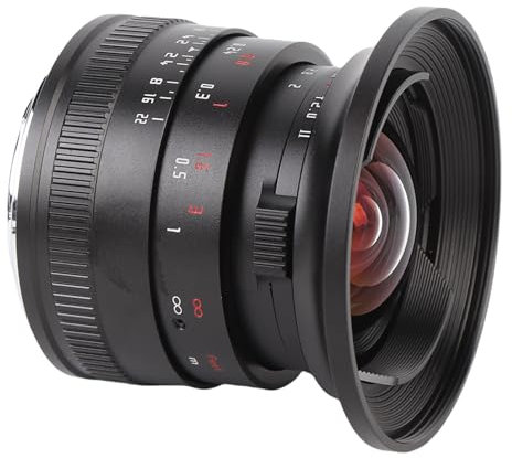 12 Mm F2 Ad Angolo Largo APS C Focus le Lente Prime con a 10 Punti per Telecamere X Series (BLACK)