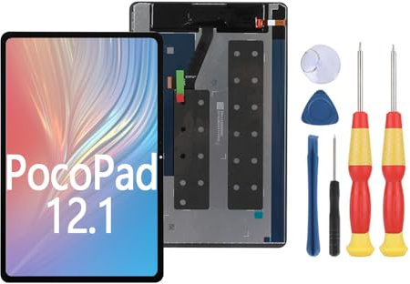 SiuVorZhi Pantalla LCD compatible con Xiaomi Poco Pad de 12.1 pulgadas, pantalla LCD táctil, piezas de repuesto con herramientas.