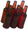 GALPADA 6Pcs Miniature Beer Bottles Decorative Mini House Props Realistic Dollhouse Accessories for Imaginative Play and Home Decor