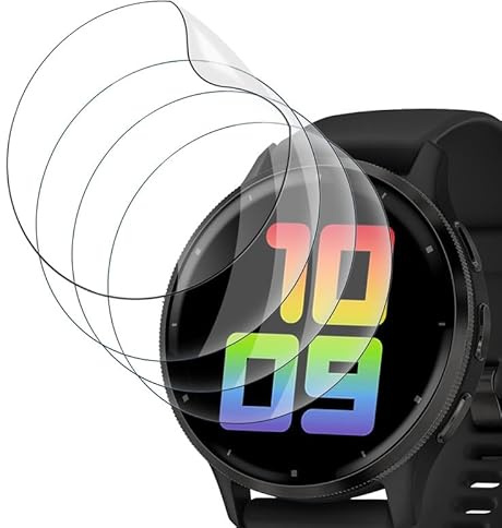 Devgoed [4 Stück] für Folie Garmin Venu 3 Weich TPU Glasschutzfolie, Fall-Freundlich Displayschutz Displayfolie, Kristall-Klar, Einfach Anzuwenden Schutzfolie Garmin Venu 3 Panzerglas