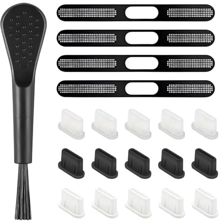 DewGulf 20pcs Bouchons Anti-Poussière USB-C, Protecteurs de Port de Charge Type-C, Cache Anti Poussiere USB C,Bouchon Type C Compatible avec la Plupart des Appareils à Port USB-C