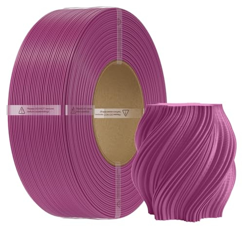 Creality CR Refill PETG 3D Printer Filament 1.75mm, Glossy Translucent Finish, +/-0.02mm Accuracy, Fits Most 3D Printer (Magenta)