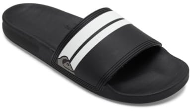 Quiksilver RIVI SLIDE, Peeptoe Sandalen, Schwarz (BLACK/BLACK/WHITE XKKW), 40 EU (6 UK)