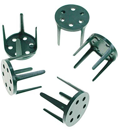 Floral-Direkt 50 Pinholder Gesteckhalter Ø3cm grün Gesteck Halter Pins Befestigung Holder