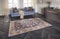 Elle Decoration Keshan Maschad Orientalischer Teppich - Kurzflor Vintage-Look Orientalisch Orient Klassischer Orientteppich für Wohnzimmer Esszimmer Flur oder Schlafzimmer Navy Blau, 200x290cm