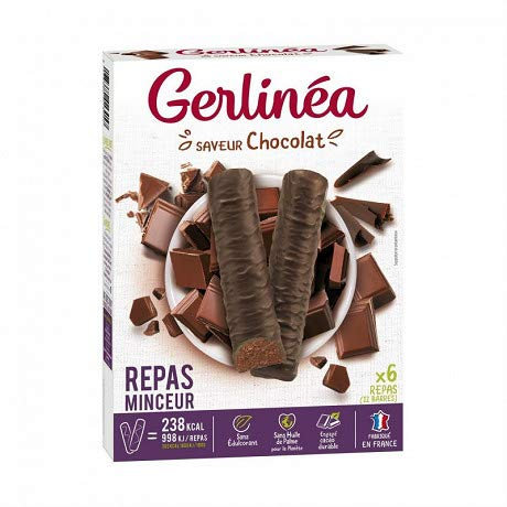GERLINÉA - Barres Repas Chocolat 372G - Lot De 3 - livraison offerte