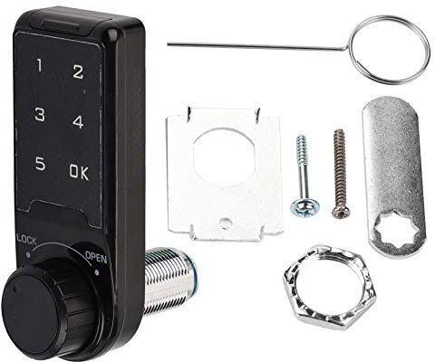 Tyenaza Clavier Tactile Mot de Passe clé Serrure d'accès numérique Armoire de sécurité électronique casier codé Bouton de Porte électronique pour entrée sans clé(L = 30mm)