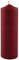 Fink Candle Stumpenkerze,gebürstet,rot Höhe 25, Ø 8cm 123181
