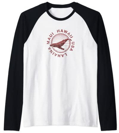 MAUI Retro Wal Uhr Vintage Hawaii Raglan