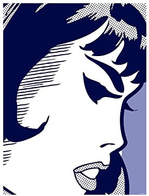 Komar Wandbild - Agent Black Widow - Größe: 40 x 50 cm - Marvel, Kinderzimmer, Wandgestaltung, Bild