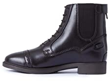 HORZE Damen Reitstiefelette Kilkenny, Jodhpur Stiefel mit Reißverschluss, Braun, 37