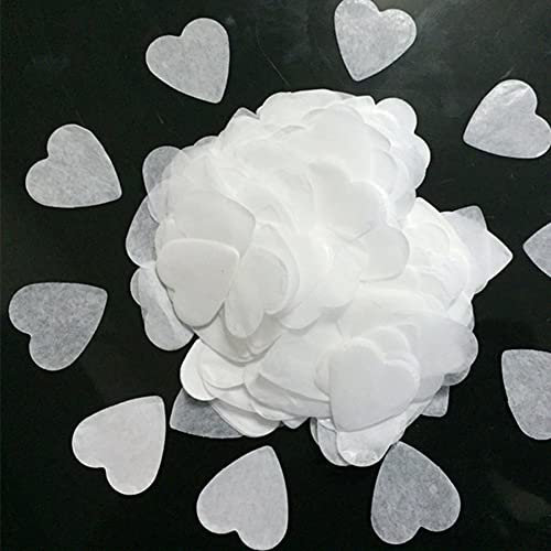 10000 Stück Herz Papier Konfetti Herz Seidenpapier Hochzeit Konfetti Tischkonfetti für Muttertag Hochzeit Valentinstag Geburtstag Party Dekoration