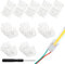 Aroidful 10 Stück 2 poliger 10 mm COB LED Anschluss zum Anschließen von COB LED Streifen (mit Schraubendreher)