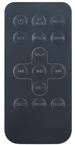 VINABTY 105000784 Replacement Sound Bar Remote Control Compatible with Logik L32SBIN16 Soundbars Remote Controller