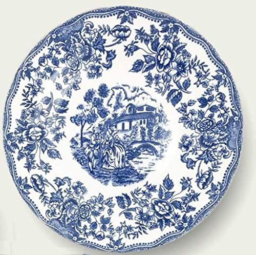 L.DEC.INGLESE BLU PIATTO PIANO 33cm