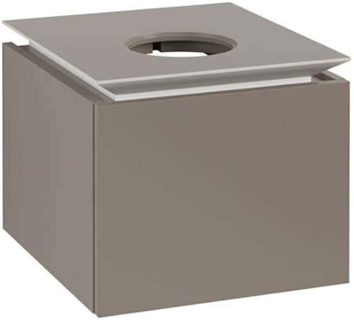 Villeroy & Boch Legato Waschtischunterschrank B565, 450x380x500mm, Waschtisch mittig, B56500VG, Farbe: Truffle Grey