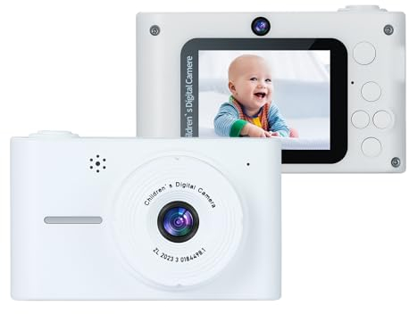 Andoer 1080P Digitalkamera, 20MP Kamera Fotokamera, Kinderkamera mit 8X Digitalzoom, 2,0-Zoll-Bildschirm Kinder-Selfie-Kamera für Jungen und Mädchen Geburtstagsgeschenk Festivalgeschenk Tolles
