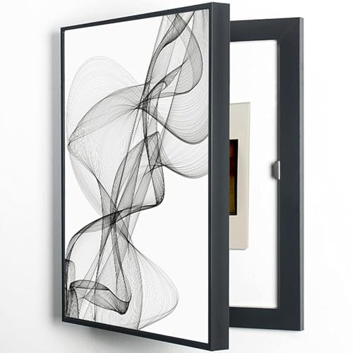 Dekorative Abdeckung StromzäHler, Dekorative Farbe FüR Den Elektro Verteilerkasten Im Restaurant, Versteckt Das Bild Zur Dekoration des Schaltschranks(B,40×50cm)