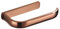 Porte Papier Toilette, 19cm Support Papier Toilette Mural Laiton Porte Rouleau Papier Toilette, pour Salle de Bains et Cuisine, Installer avec des vis(Rose Gold)