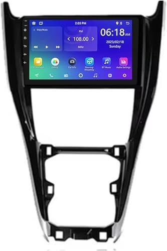 Android 14 Car Radio for T-oyota Harrier XU60 2013-2020 with Wireless Carplay & Android Car 9Touchscreen Radio Support GPS Navi 5G-WiFi Bluetooth 5.0 FM HiFi MIC SWC Camera (M700S)