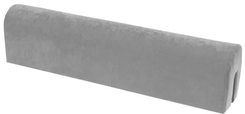 shivler Bettkantenschutz für Kinderbetten Kissen für bettumrandung Rausfallschutz Abdeckung Kantenschutz für Babybett (Grau, 120cm)