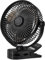 GOBRILLFUN Ventilateur à pince rechargeable de 8,2 pouces avec batterie de 12 000 mAh – 4 vitesses, aromathérapie, chargement USB pour bureau, maison et camping (sans télécommande ni lumière)