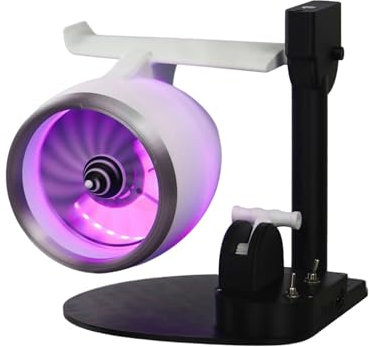 ZYWMZJ Modern Plane Engine USB Desk Fan - Humidifying Air Circulator with Tail Light for Desktops & Bedrooms
