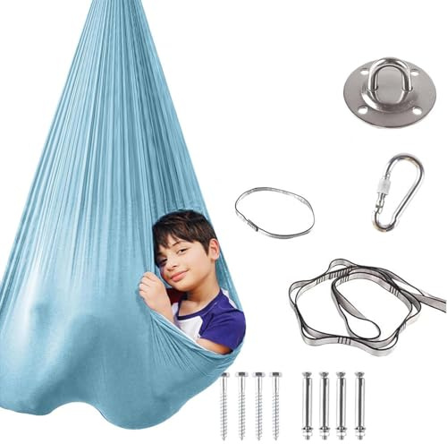 Aerial Yoga Swing 200 Kg Max -Yoga HäNgematte Kinder Mit Komplettem Zubehör (280 * 150CM),H