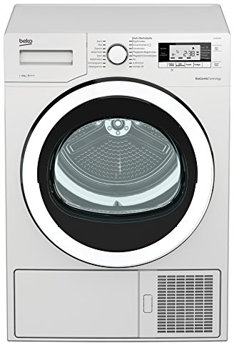 Beko DE8535RX0 Wärmepumpentrockner/8 kg/A+++/Multifunktionsdisplay/Automatischer Knitterschutz/Reversierende Trommelbewegungen