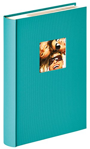 walther design Fotoalbum petrolgrün 300 Fotos 10 x 15 cm Memo-Einsteckalbum mit Cover-Ausstanzung, Fun ME-111-K