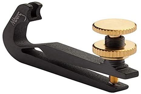 LupX 360130 Mberg Titanium Fine Tuner for Violina / Viola,black/gold