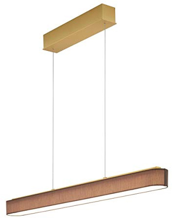 Helestra Bora Pendelleuchte Messing LED, Mokka, 101,5 cm, ohne Casambi